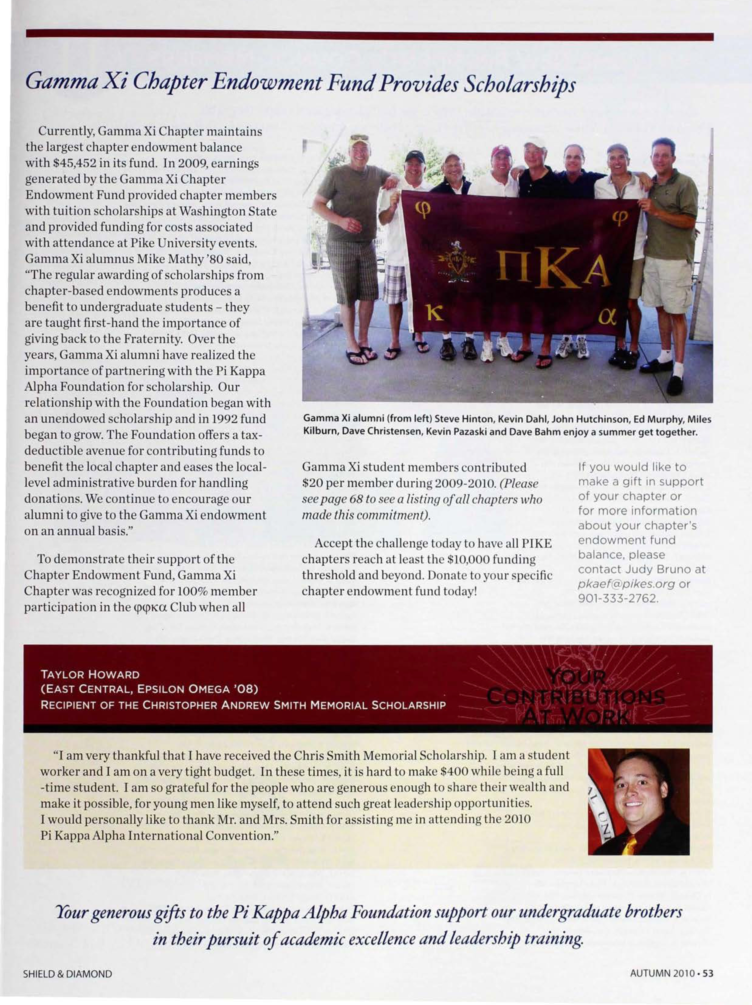 Your Contributions At Work